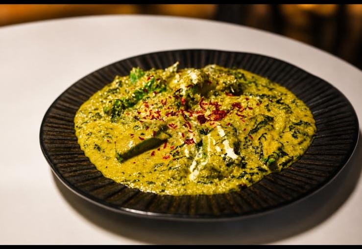 A freshly prepared signature Indian dish