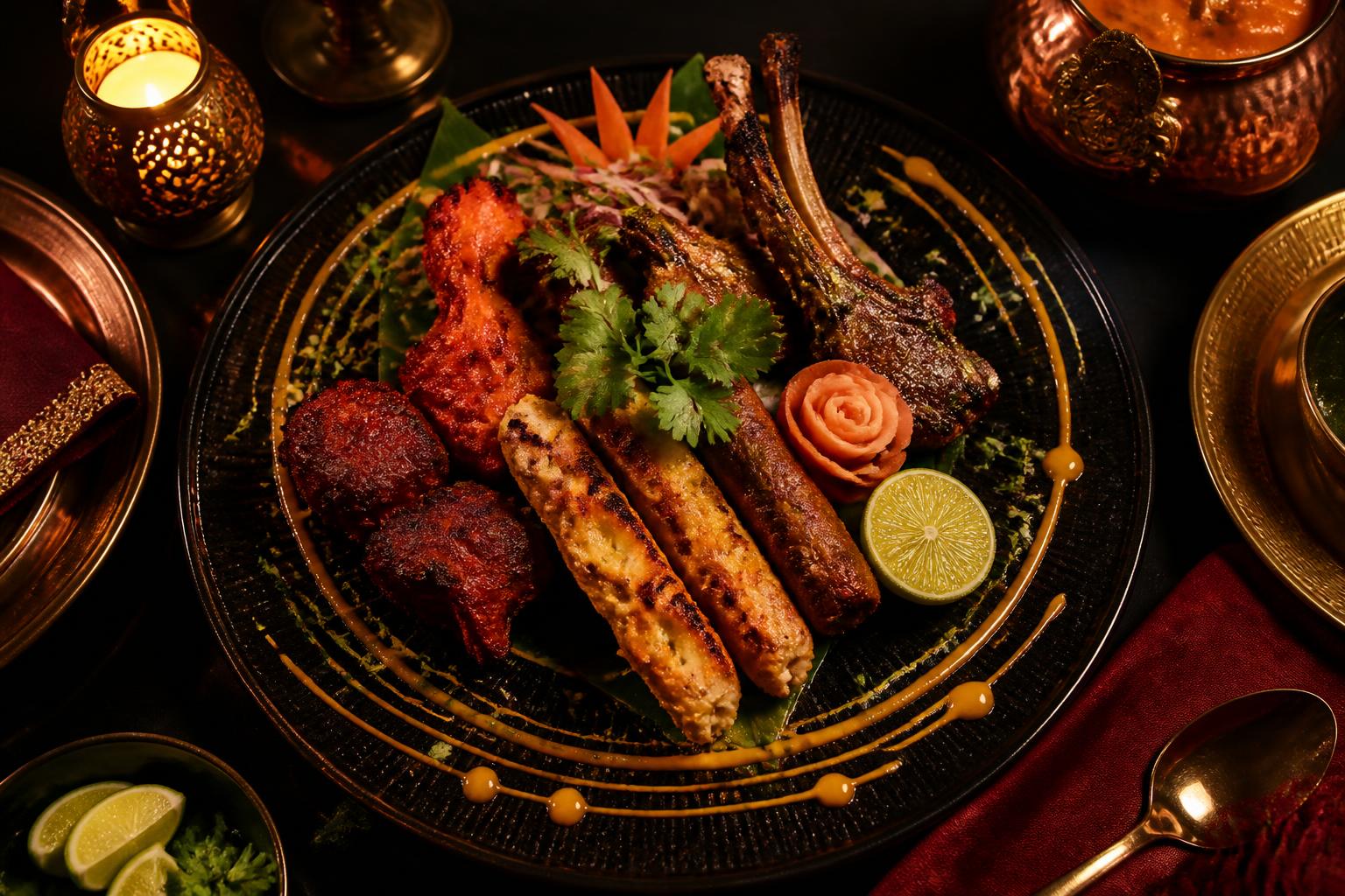 Tandoori mixed grill at Valley Connection